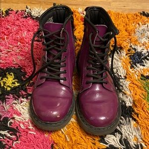 Youth Purple Dr. Martin’s, Size 3